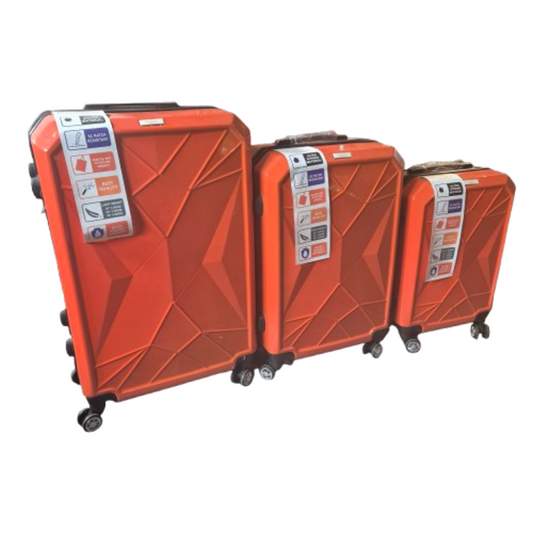 3-delige Kofferset Oranje