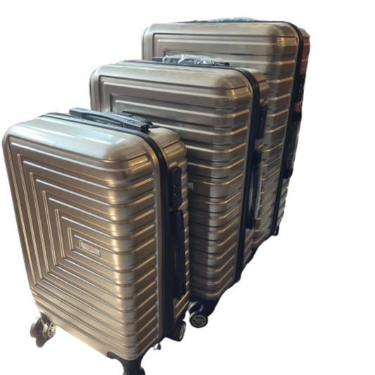 3-delige Kofferset Champagne