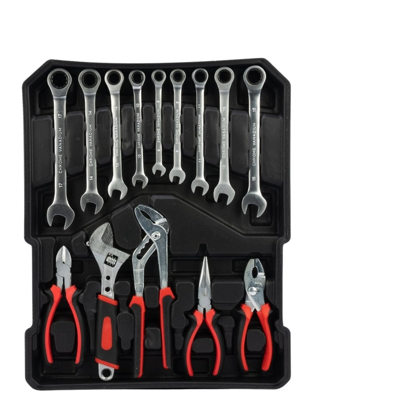 Gereedschapskoffer 290-delig | Complete set voor thuis en werk