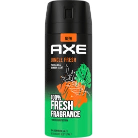 6 x AXE Bodyspray Jungle Fresh Palm Leaves & Amber 150 ml