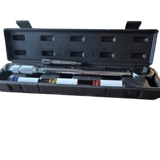 Momentsleutelset 1/2" – 5-delig | met verlengstuk en doppenset