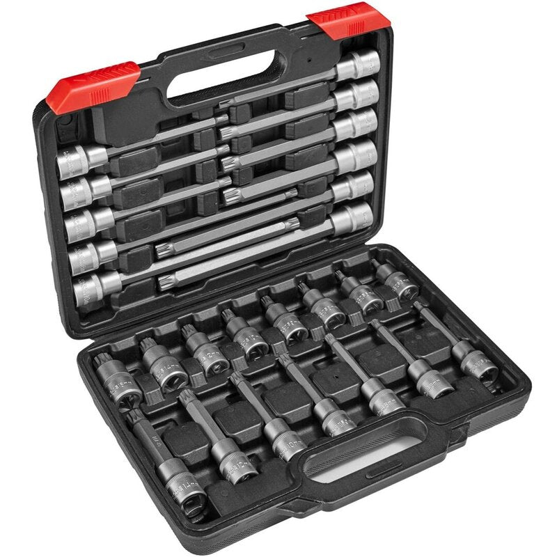 1/2'' Spline Bit Doppenset | 26-delig | Handige set voor elke klus