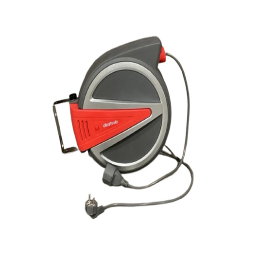 Ultratoolz Verlengkabelhaspel – 20m, 230V, 12A, 180° draaibaar