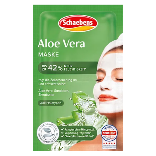 10 x Schaebens Gezichtsmasker Aloe Vera (2×5 ml), 10 ml