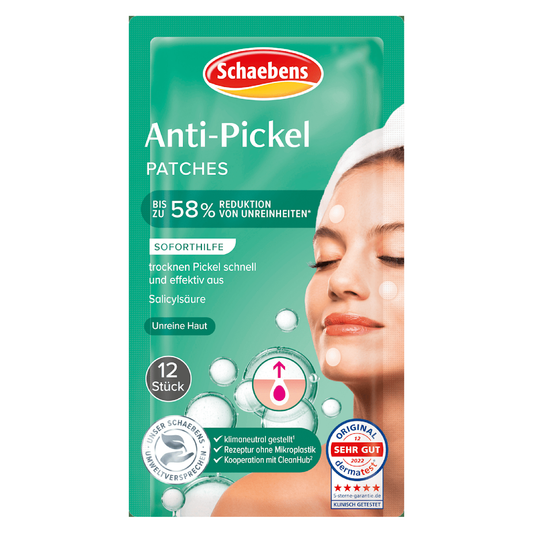 10 x Schaebens Anti-Puistjes Patches (voor onzuivere huid)