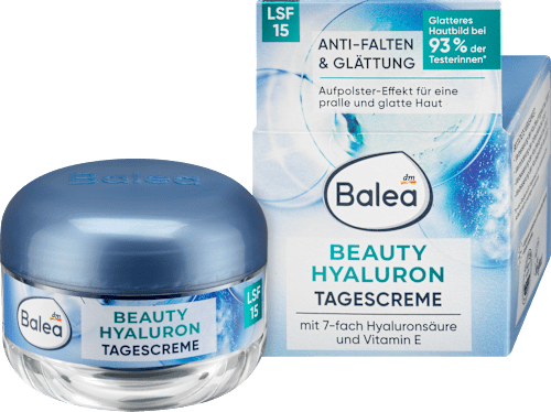 Balea Gezichtscrème Anti-Rimpel Beauty Hyaluron LSF 15, 50 ml