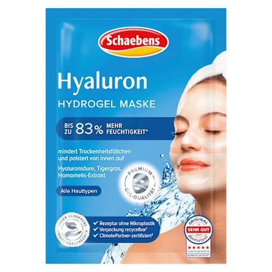10 x Schaebens Gezichtsmasker Hyaluron (doekmasker)