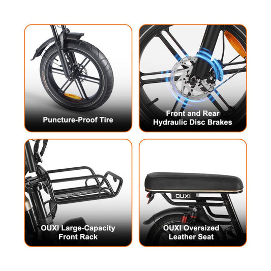 OUXI Q9 Elektrische Fatbike 20x4.0 )