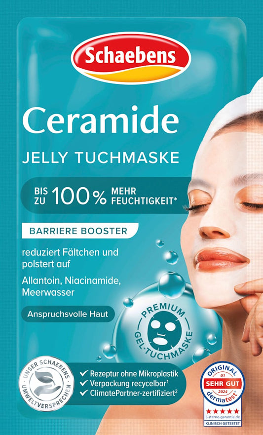 Schaebens Tuchmaske Jelly Ceramide, 1 St