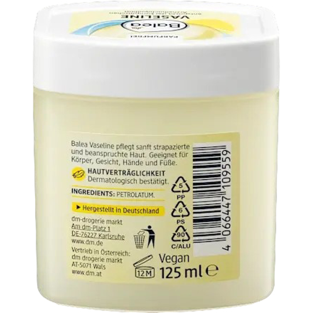 Vaseline van Balea, 125 ml