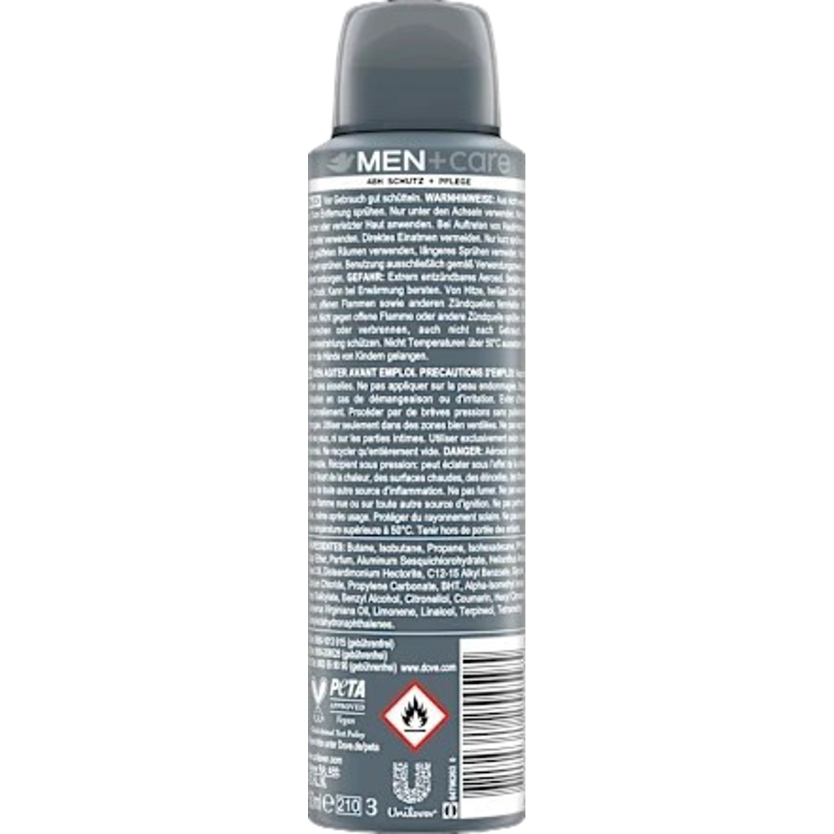 Dove MEN+CARE Antitranspirant Deospray Clean Comfort, 150 ml
