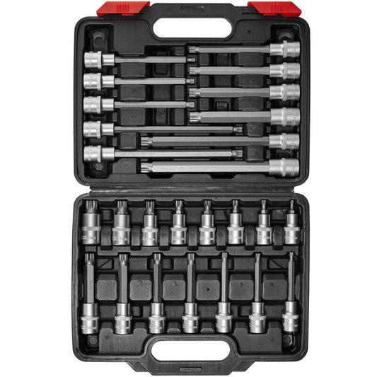 1/2'' Spline Bit Doppenset | 26-delig | Handige set voor elke klus
