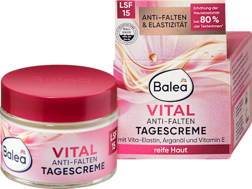 Balea Gezichtscrème Anti-rimpel Vital LSF 15, 50 ml