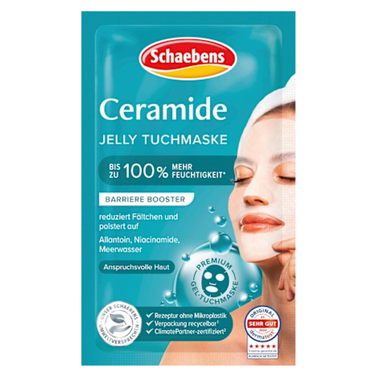 10 x Schaebens Gezichtsmasker Jelly Ceramide (doekmasker)