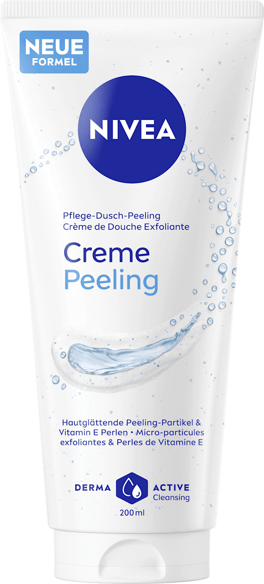 NIVEA Lichaamspeeling Crème Peeling 200 ml – zachte body scrub – Purbesa Care