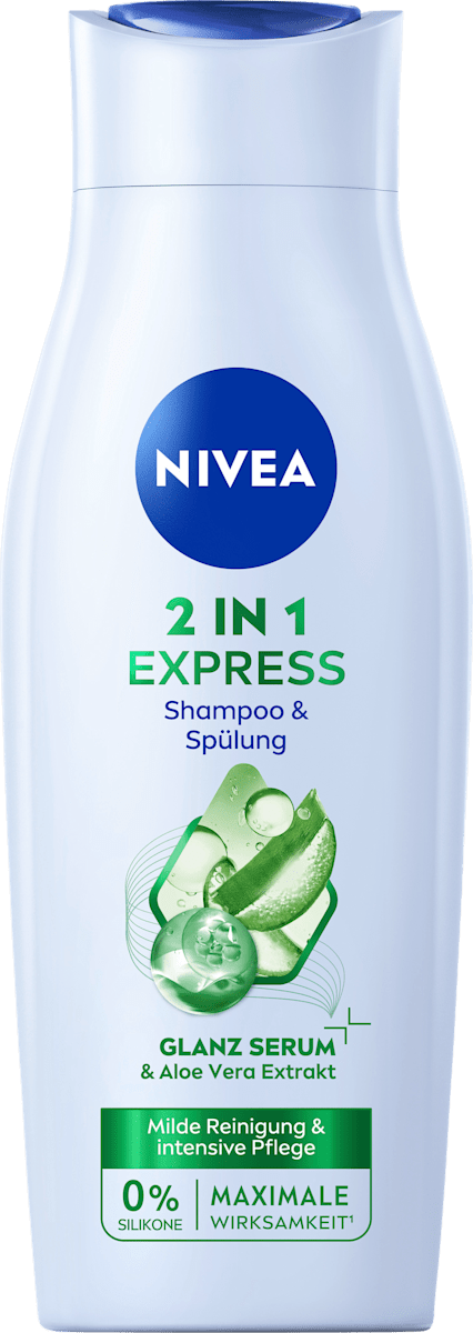 NIVEA Express 2-in-1 Shampoo & Conditioner 400 ml – met aloë vera – Purbesa Care
