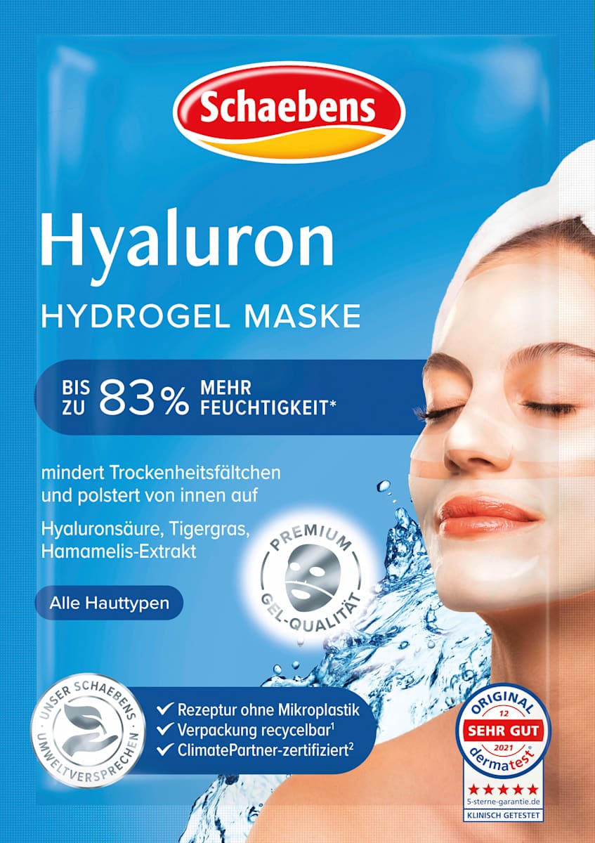 Schaebens Gesichtsmaske Hyaluron Hydrogel, 1 St