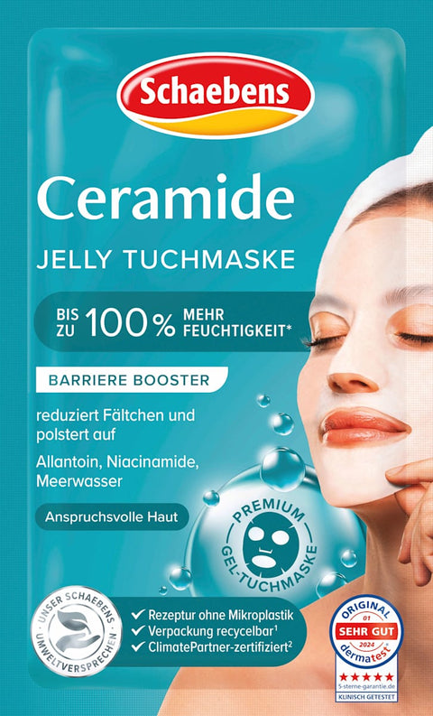 10 x Schaebens Gezichtsmasker Jelly Ceramide (doekmasker)